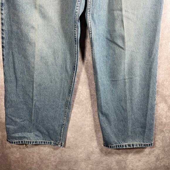 Bullhead Baggy Jeans Mens Size 34X32 Blue Denim Straight Leg Hip Hop Y2K Skater - Picture 3 of 11